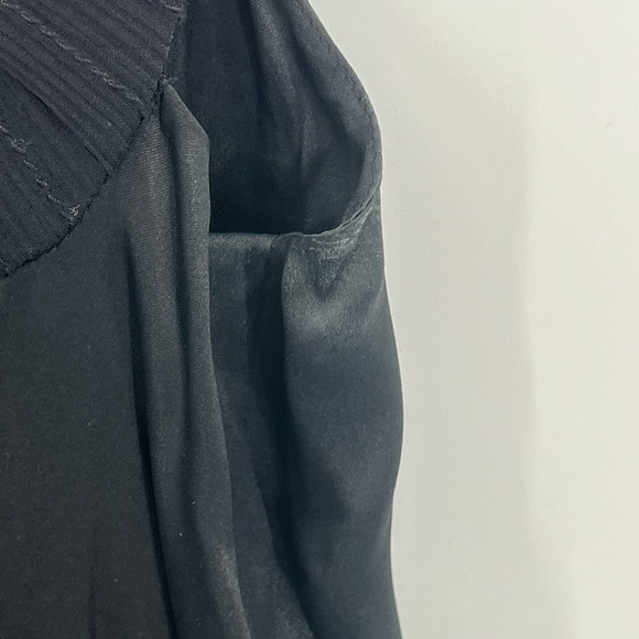 AX/Armani Exchange Black Silk Sleeveless Mini Dress - Picture 10 of 12